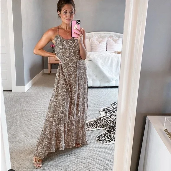 3 4 sleeve wrap maxi dress WOMEN'S 3/4 BELL SLEEVE SELF TIE PRINT WRAP MAXI DRESS